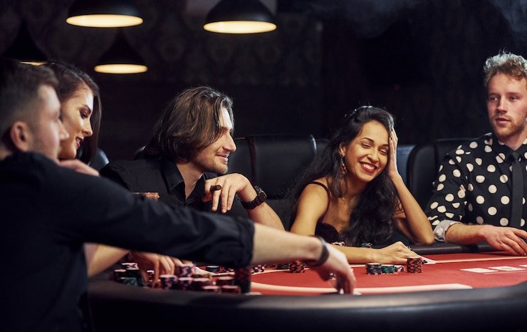 Entertainment selection menu showing live dealer and slot game options
